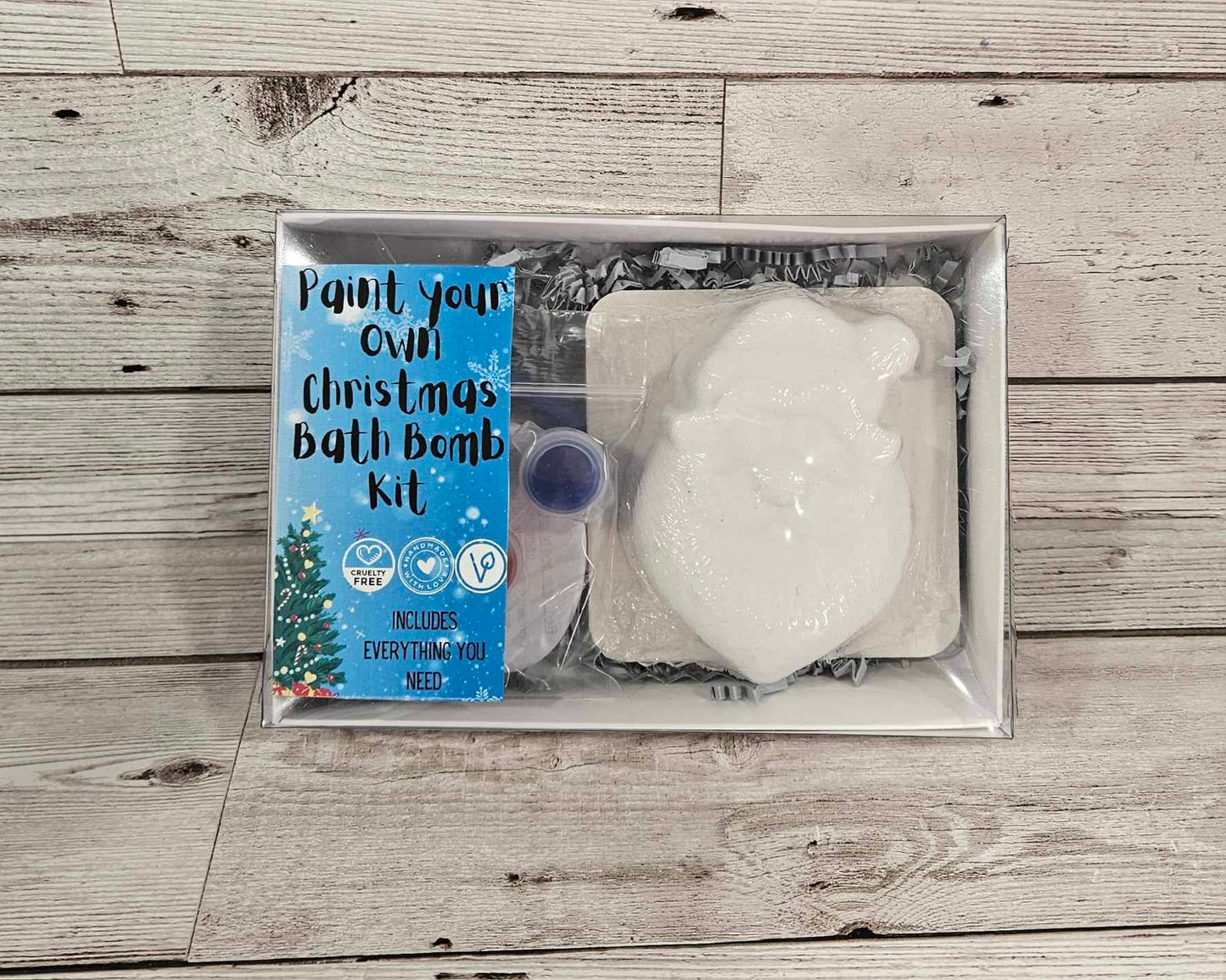 'Santa Face' Paint your own Bath Bomb kit