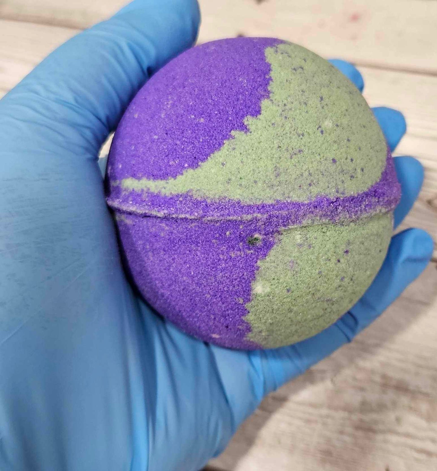 'Space Purple' Jumbo Round Bath Bomb-260g