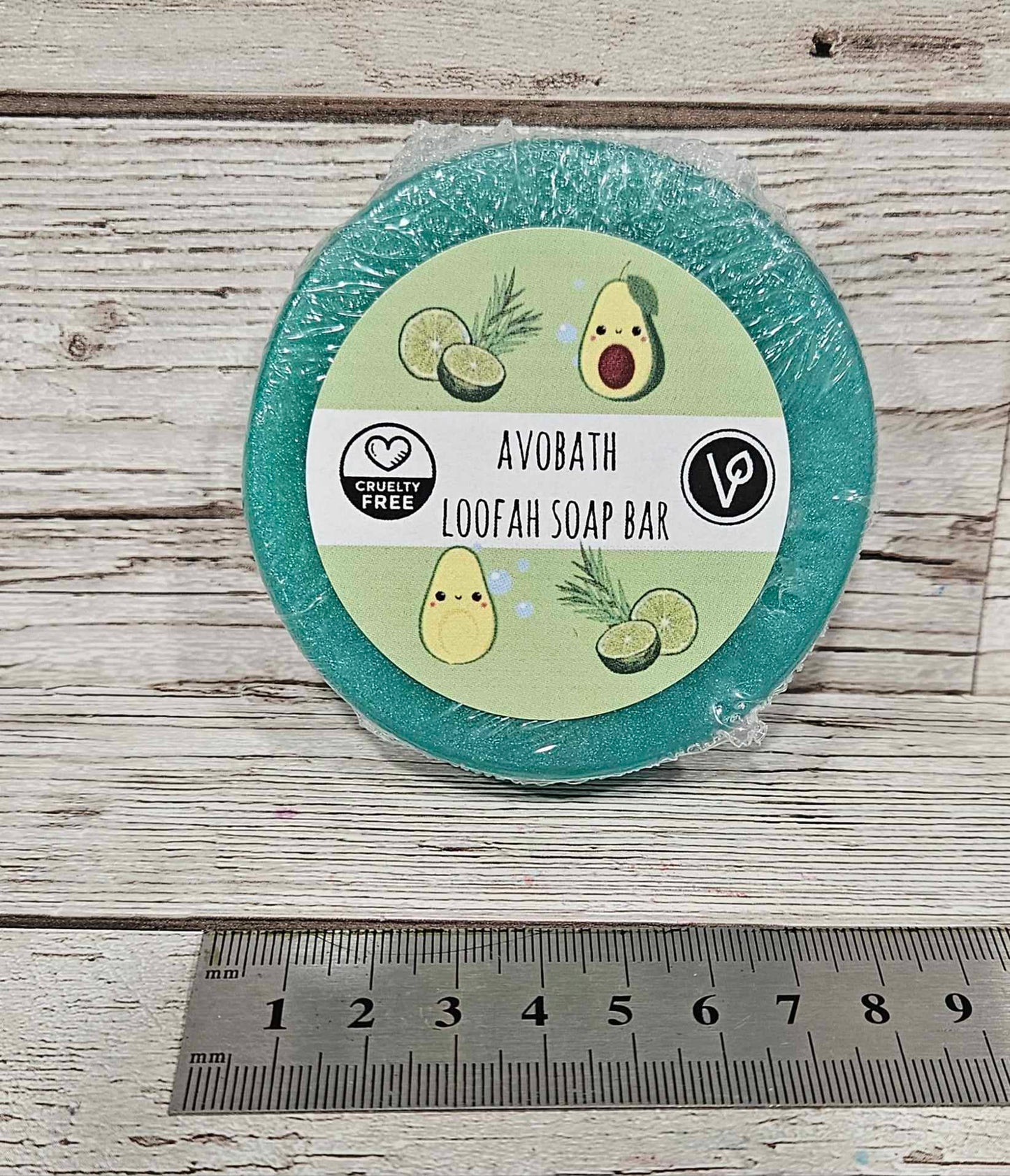 'AvoBath' Loofah Soap Bar