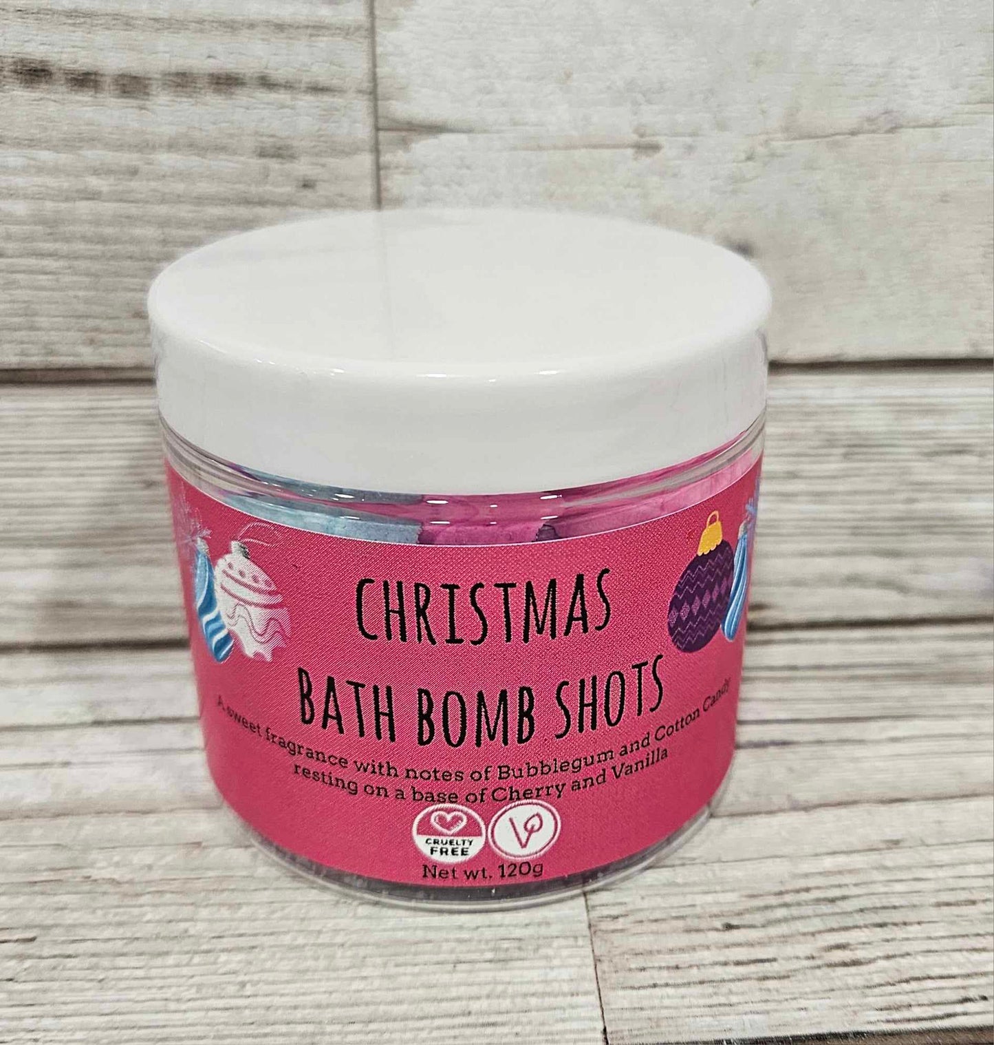 'Christmas' Mini Bath Bomb Shots-160g