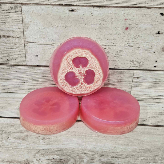 'Christmas Fizz' Loofah Soap Bar