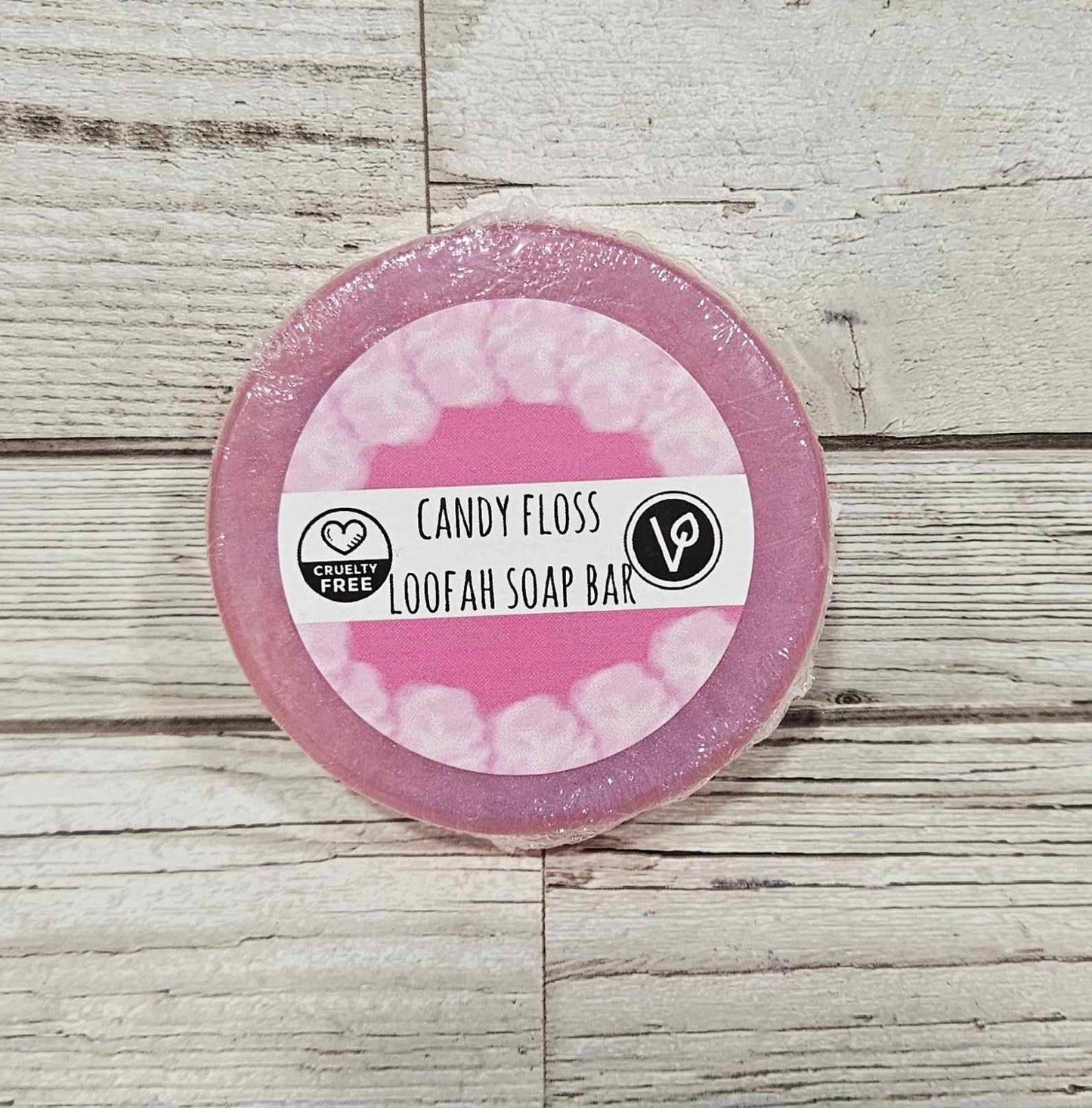 'Candy Floss' Loofah Soap Bar
