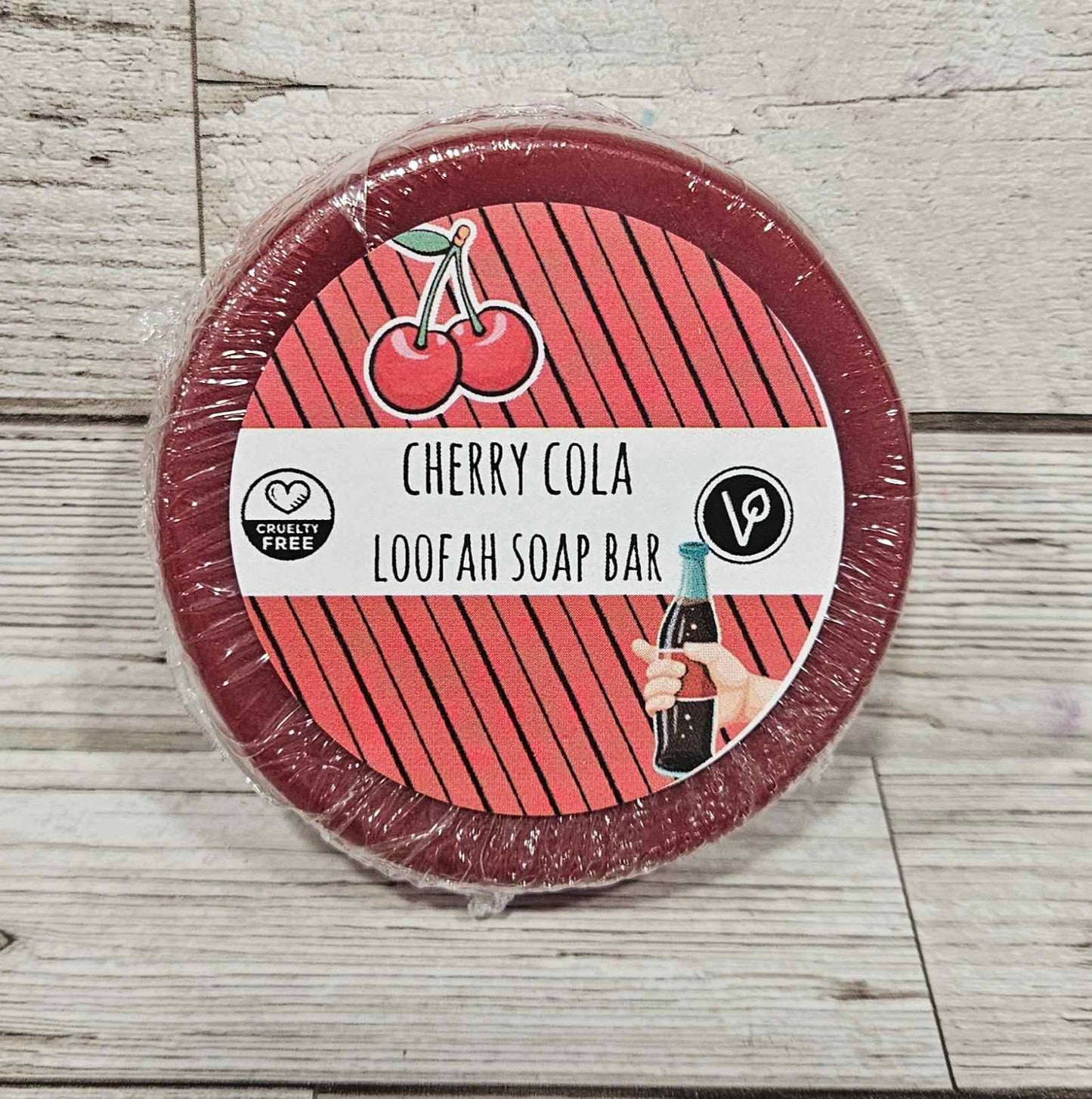 'Cherry Cola' Loofah Soap Bar