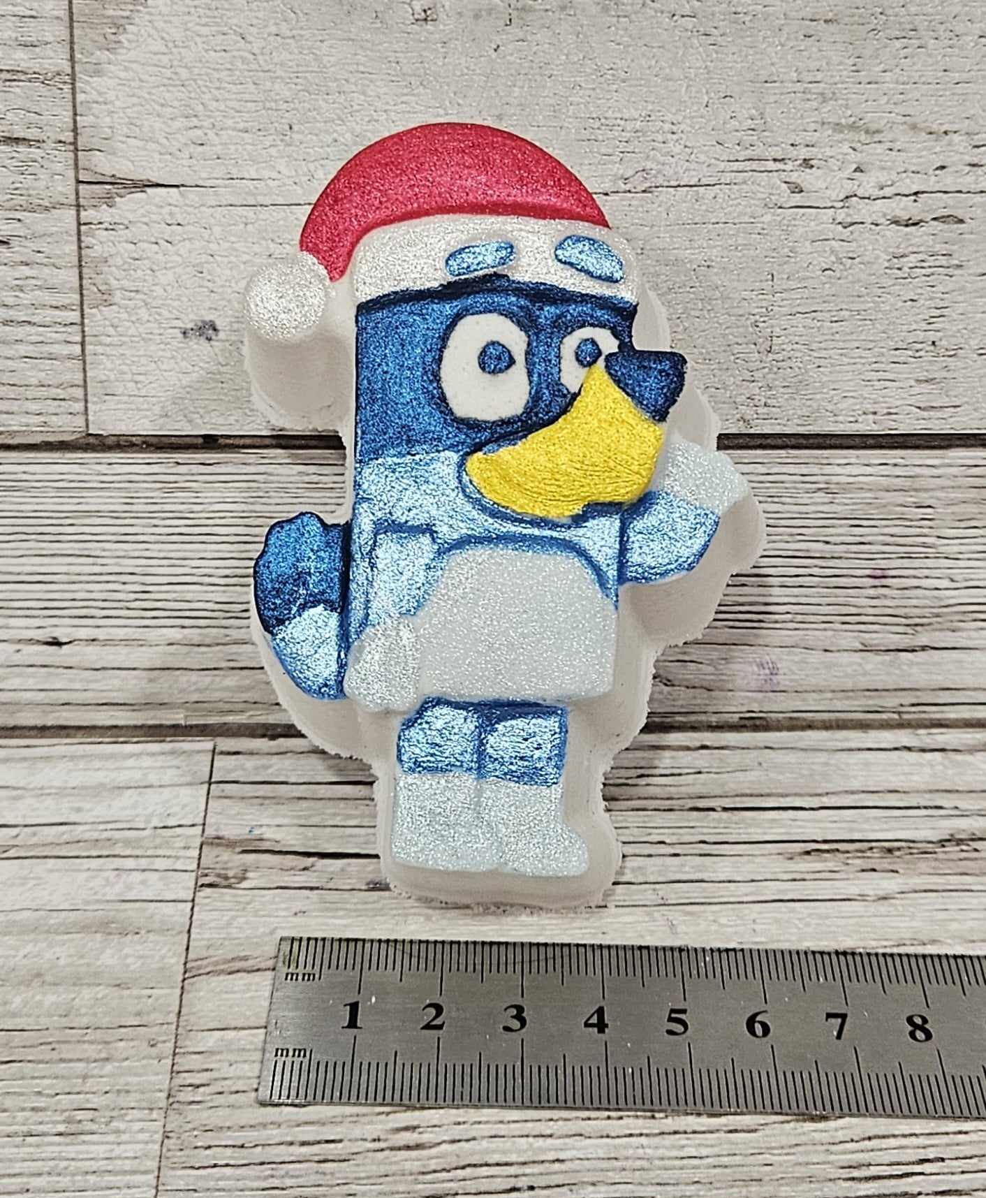 'Christmas Blue Dog' Bath Bomb