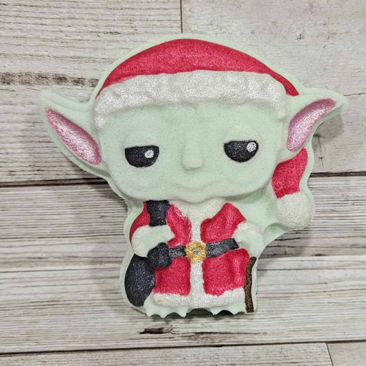 'Christmas Yoda' Bath Bomb