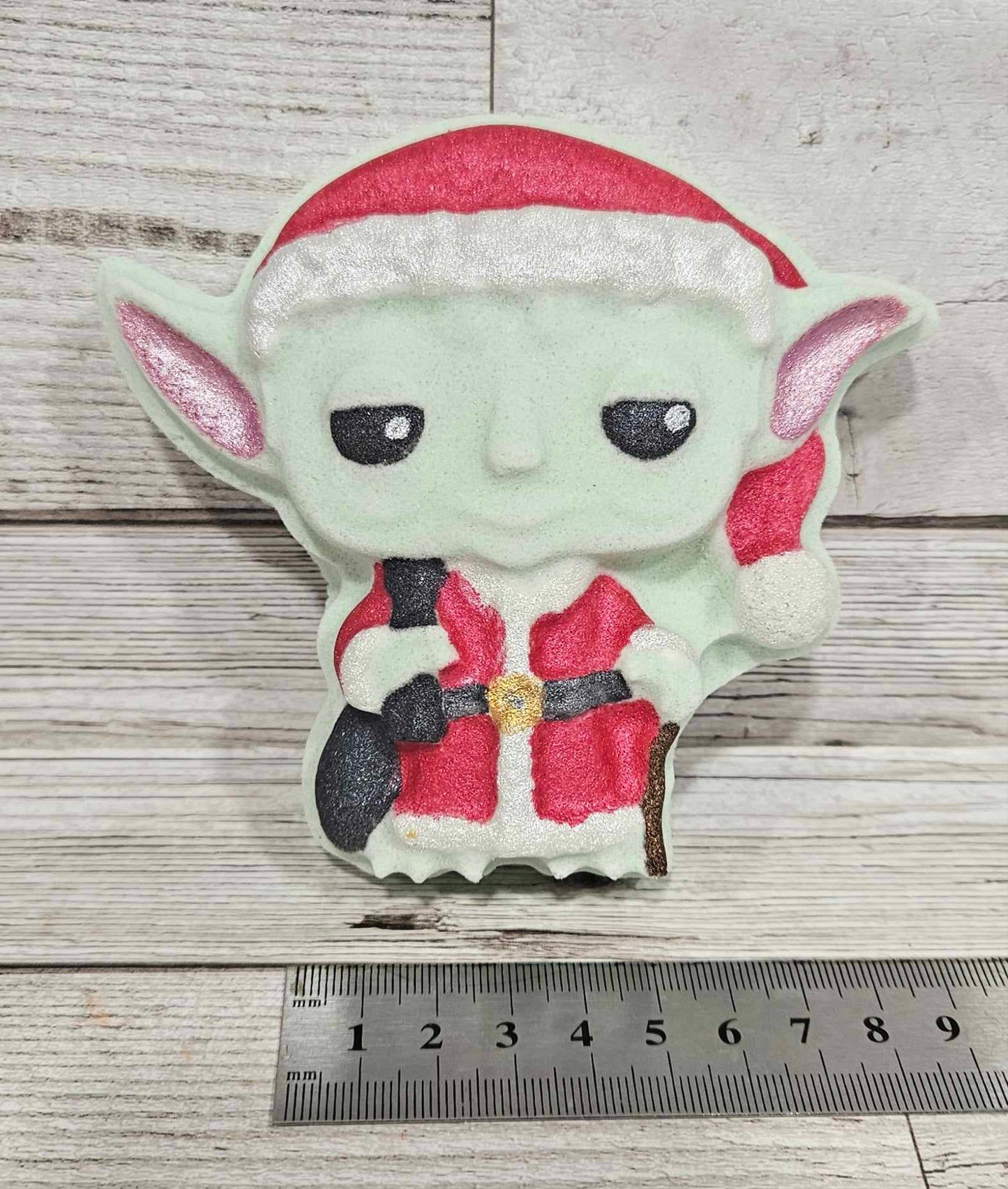 'Christmas Yoda' Bath Bomb