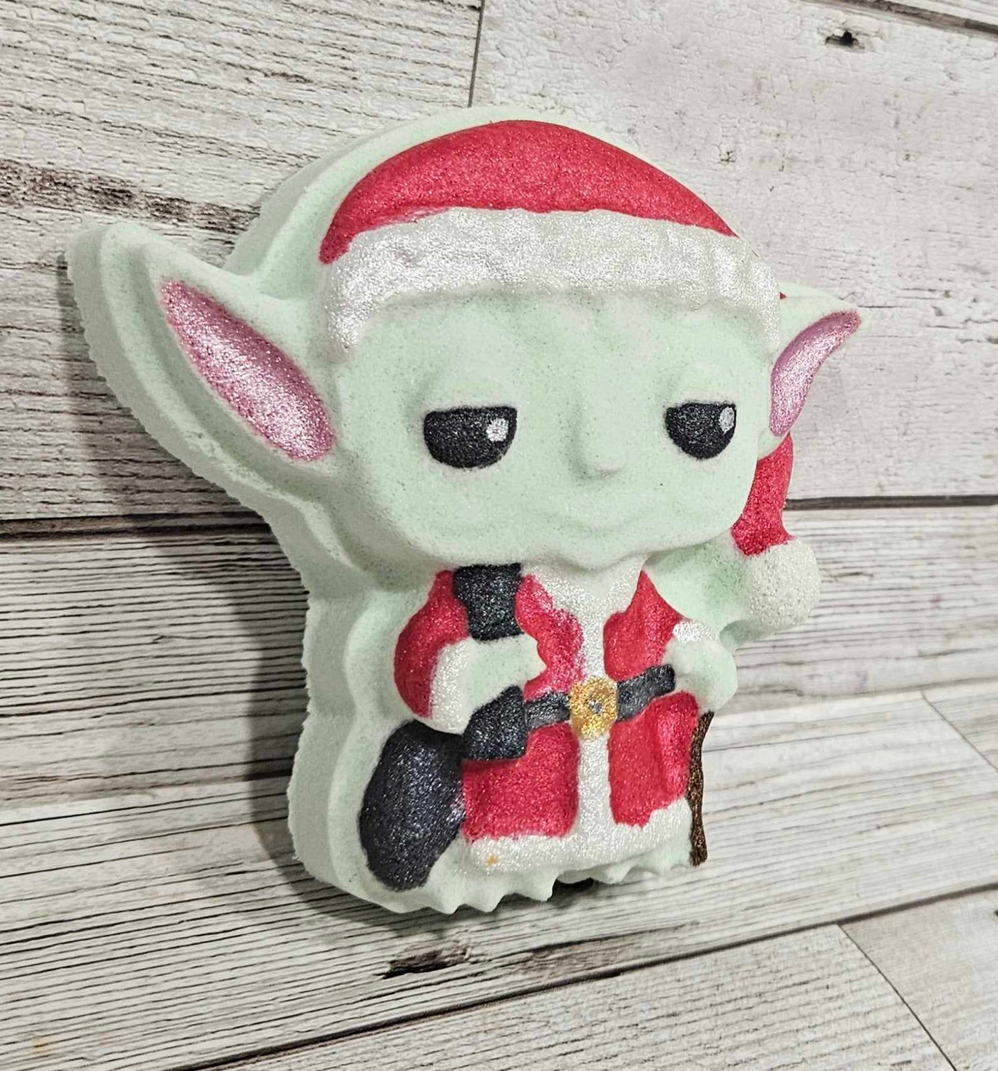 'Christmas Yoda' Bath Bomb