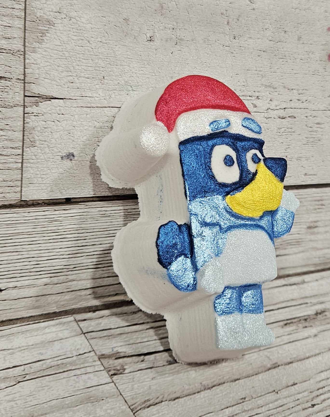 'Christmas Blue Dog' Bath Bomb