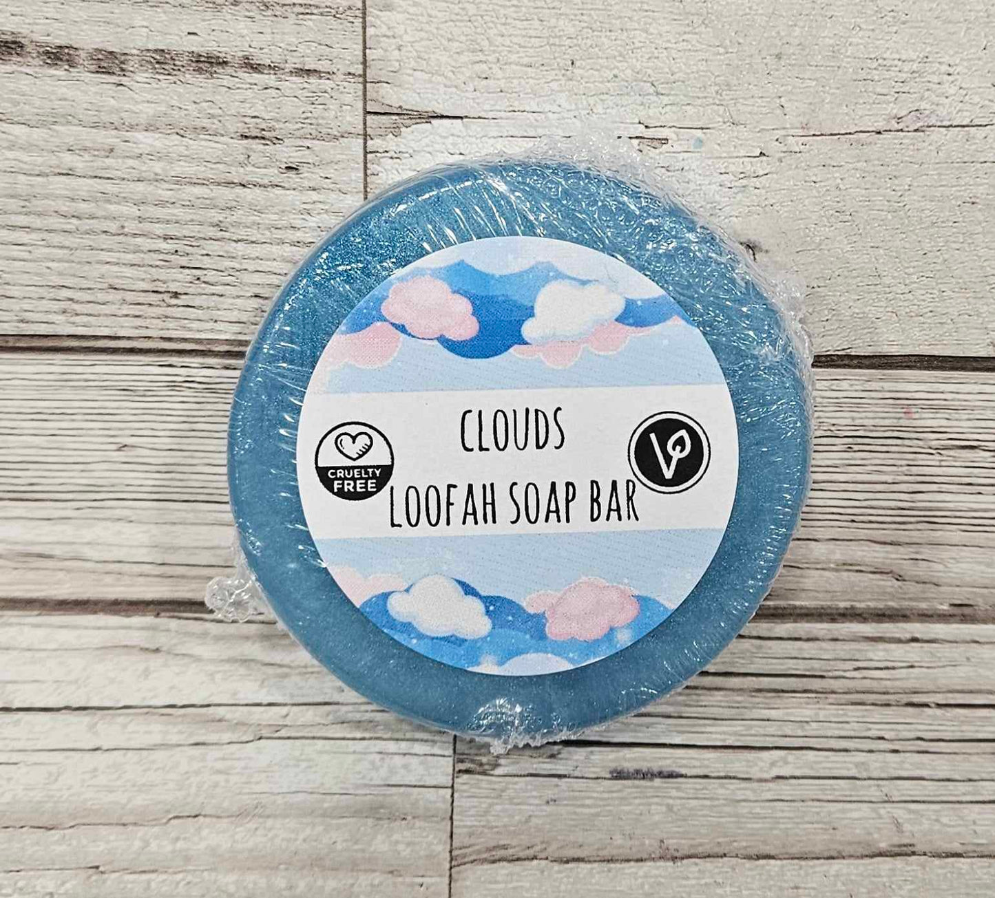 'Clouds' Loofah Soap Bar