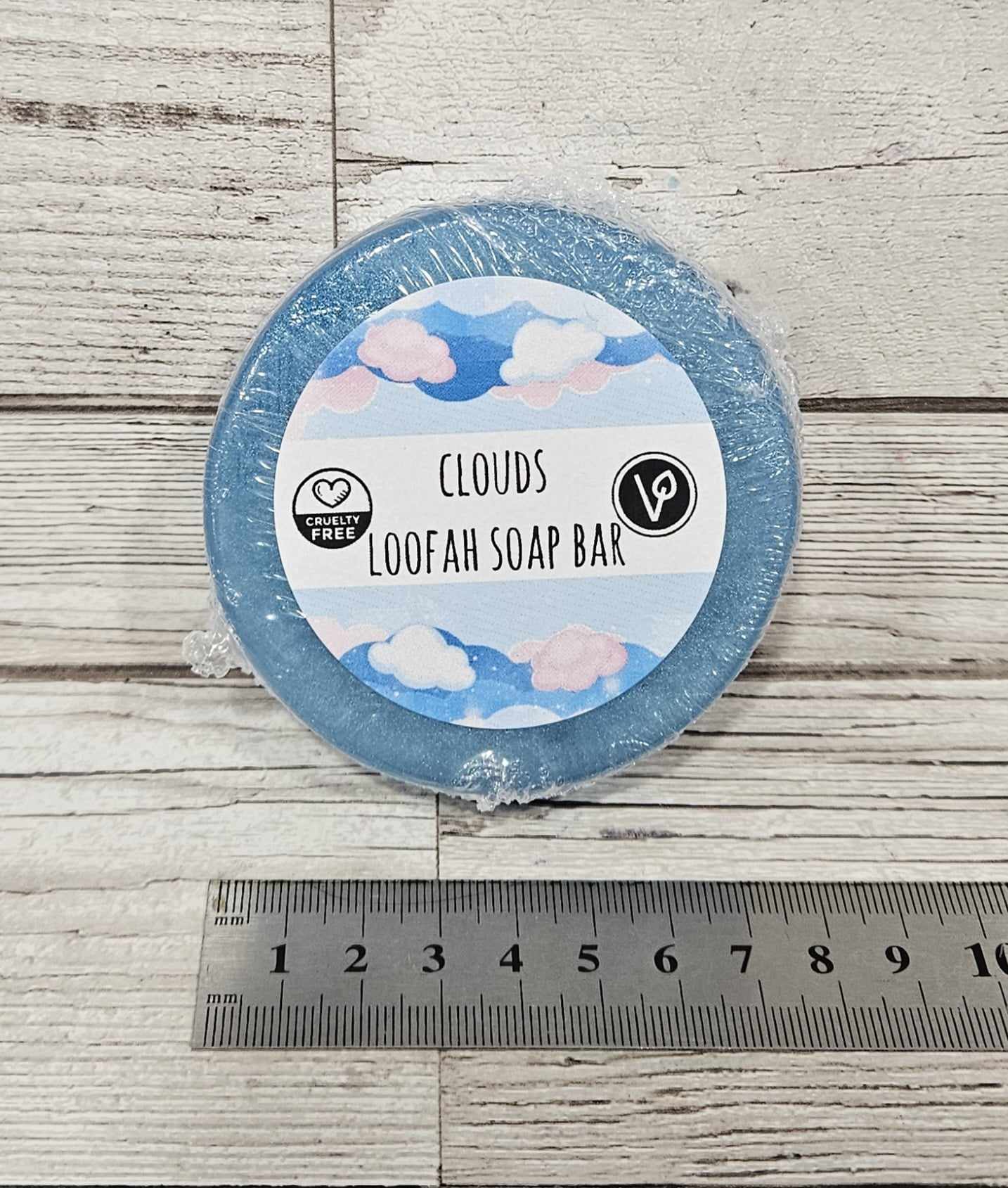 'Clouds' Loofah Soap Bar