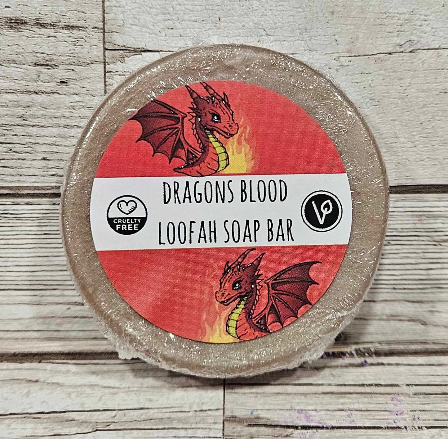 'Dragon's Blood' Loofah Soap Bar