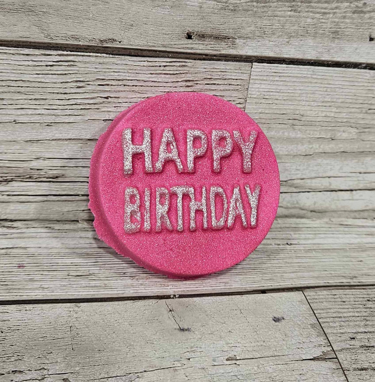 'Happy Birthday Pink' Bath Bomb