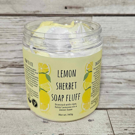 'Lemon Sherbet' Soap Fluff