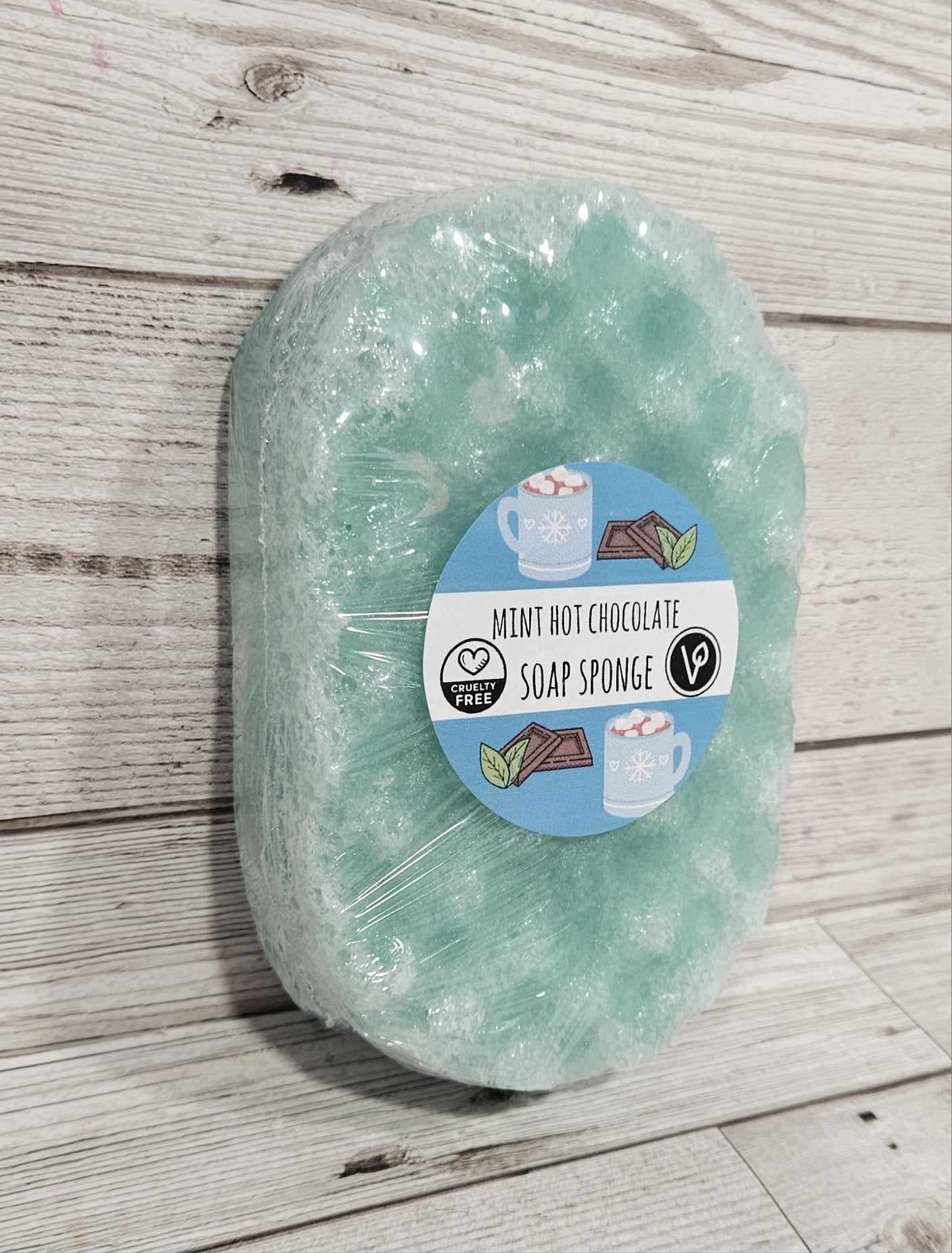 'Mint Hot Chocolate' Soap Sponge