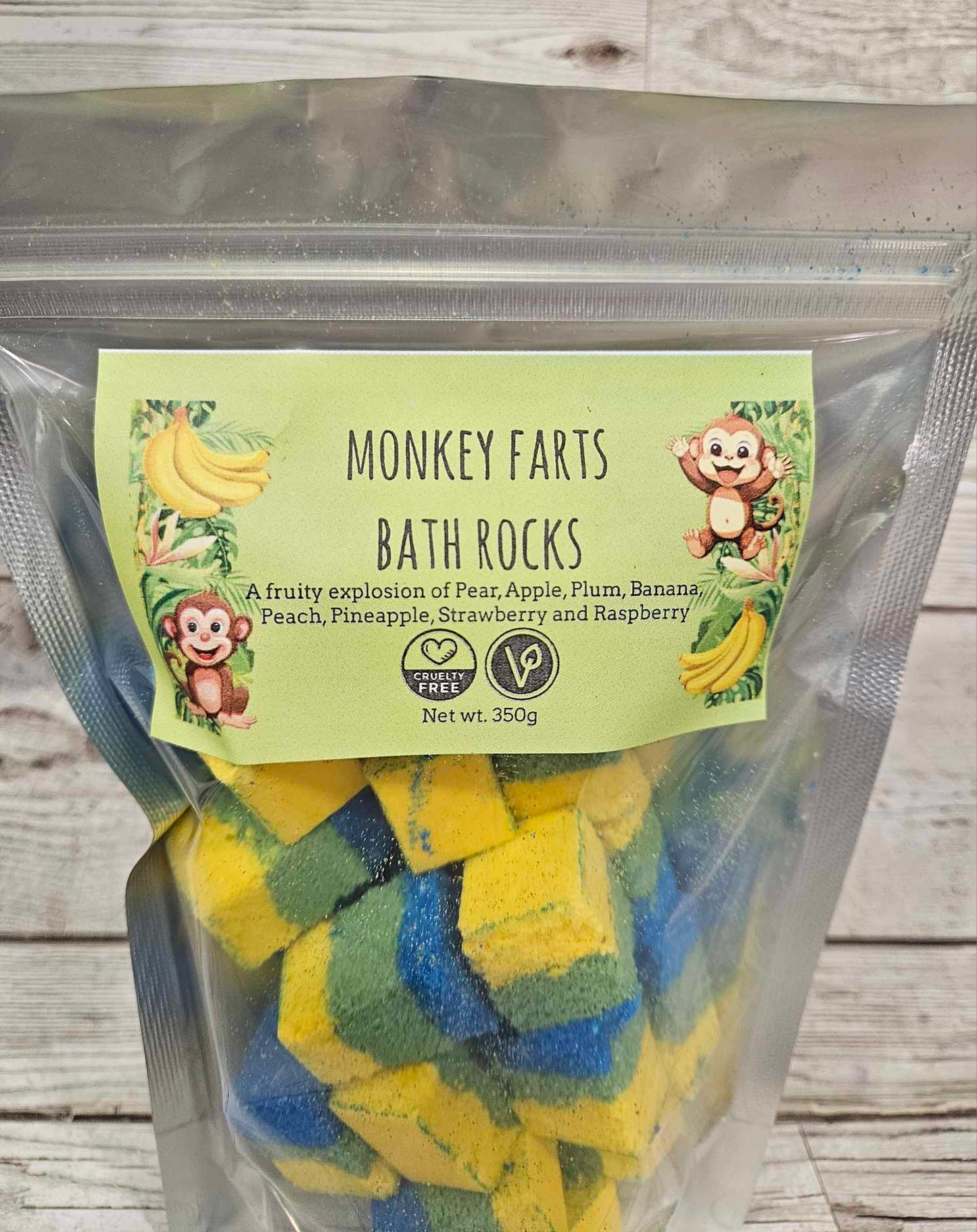 'Monkey Farts' Bath Bomb Rocks