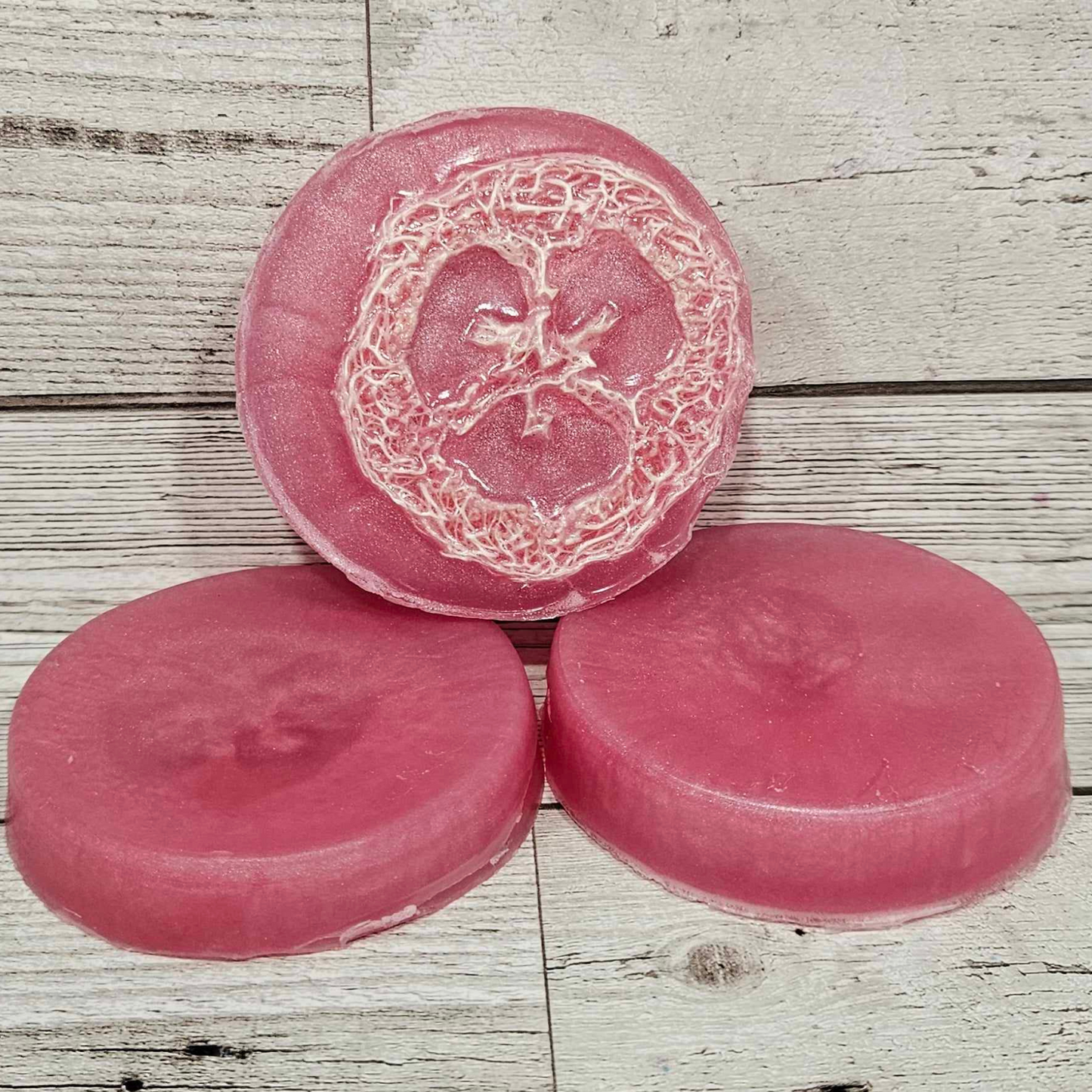 'Touch of Pink' Loofah Soap Bar