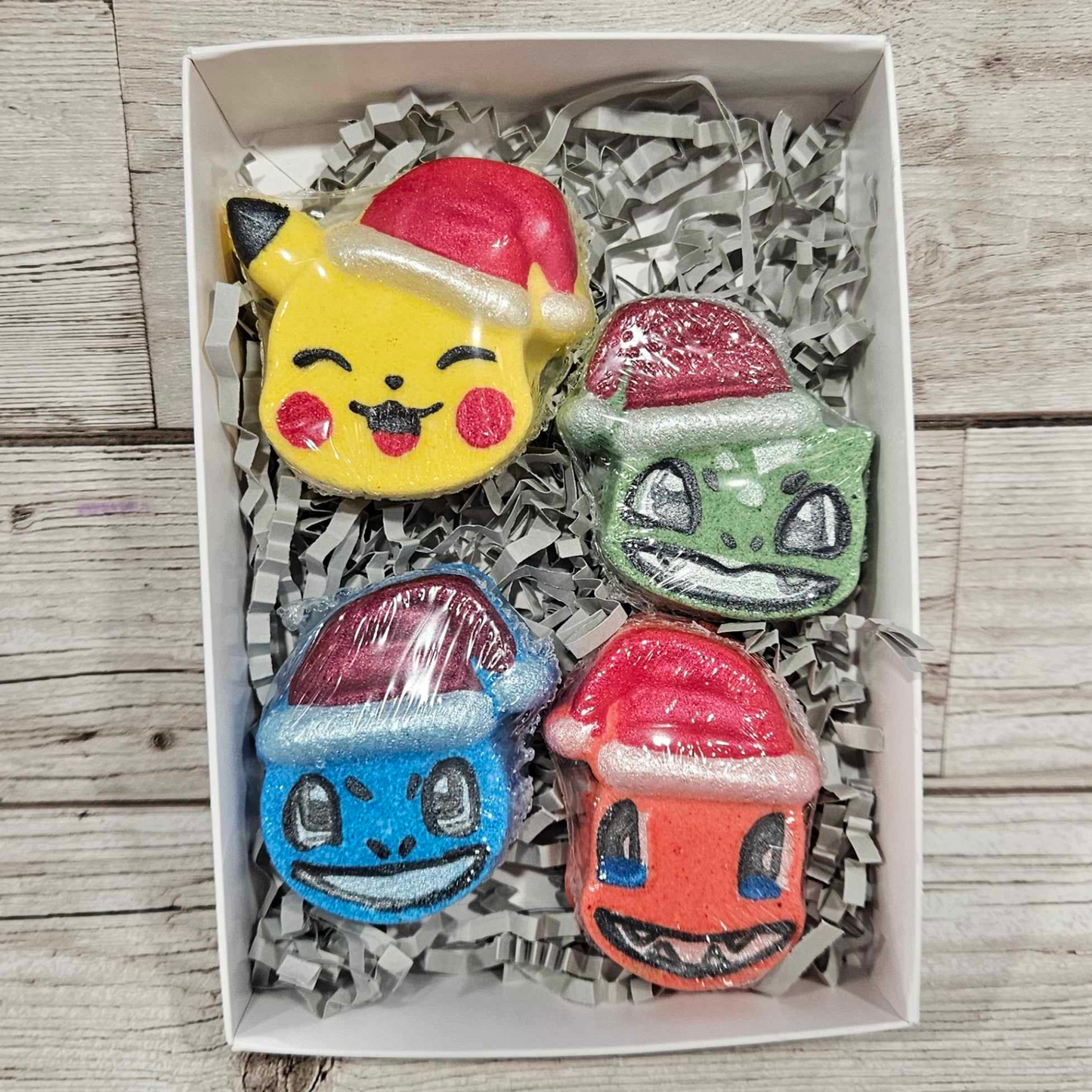 'Poke Christmas Minis' Bath Bomb Gift Set