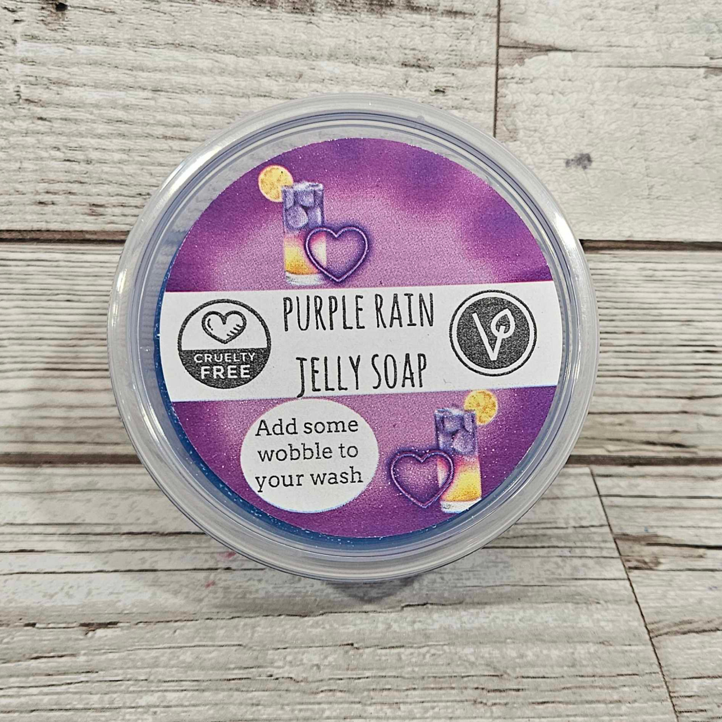 'Purple Rain' Jelly Soap-100g Pot