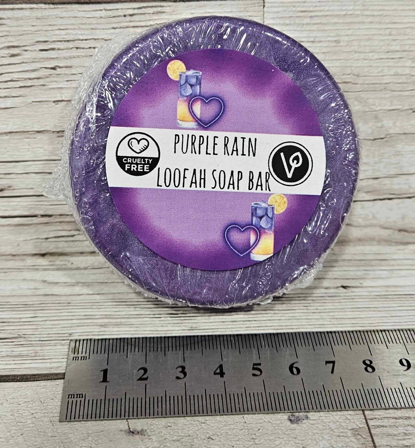 'Purple Rain' Loofah Soap Bar