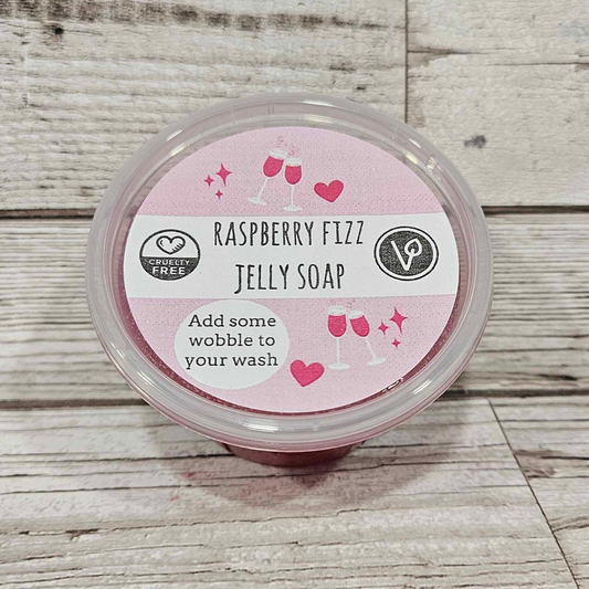 'Raspberry Fizz' Jelly Soap- 100g Pot