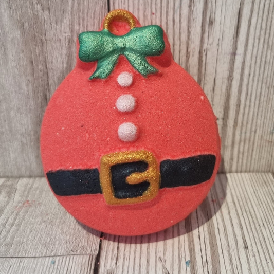 'Santa Belt Bauble' Bath Bomb