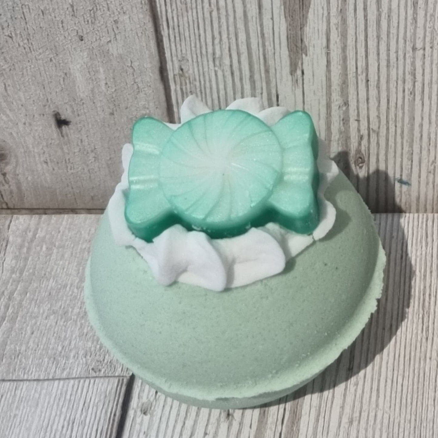 'Sweet Peppermint' Whipped Top Bath Bomb