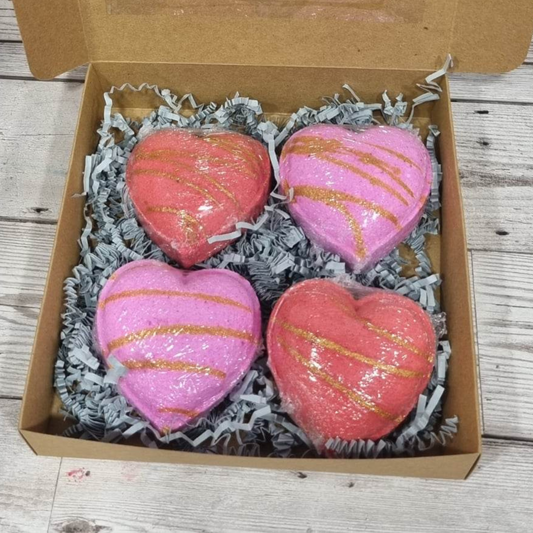 'With Love' Set of 4 Bath Bombs