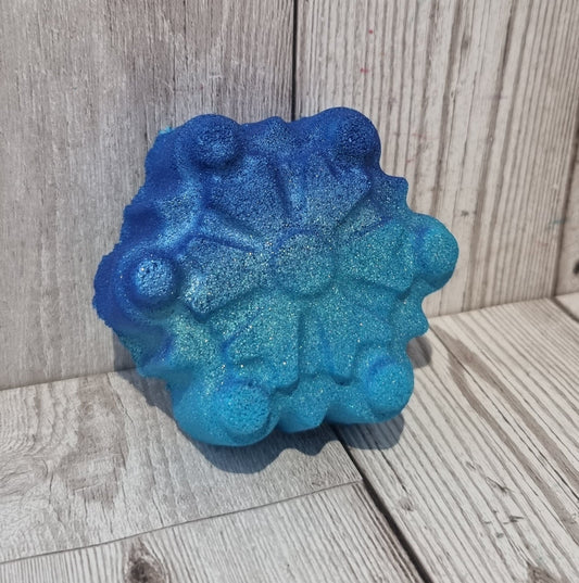 'Blue Snowflake' Bath Bomb